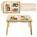 3-in-1 Kids Table- Sensory Table, Play Stand with