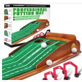 CHAMPKEY Premium Golf Putting Green- Indoor, 3 Gol