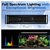 Fzone LED Aquarium Light with App Control, Full Sp
