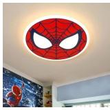50cm Round Flush Mount Spiderman Light Fixture,