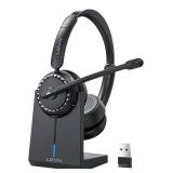 Levn Wireless Headset with Mic, Noise Canceling an