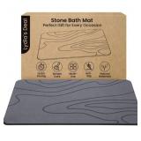 Stone Bath Mat- Non Slip Diatomaceous Earth Shower
