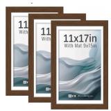 3 Pack Picture Frames, Approx 11x17', Tempered Gl