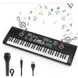 61 Keys Keyboard Piano, Electronic with Built in