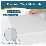 3' 3 Ring Binder- Fits Letter Size Paper, White,