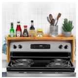 Bamboo Over The Stove Spice Shelf, Natural, 11.4x3