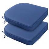 6 Piece Navy Blue Outdoor Cushion Set; (3) 42'W x