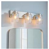 Allen Roth Mattoon 21.5' 3 Light Chrome Modern/Co