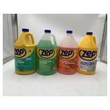 4 Ct Assorted Zep 1 Gal Lot; (1) All Purpose Clean