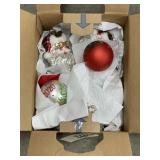 Box of Assorted Christmas Ornaments