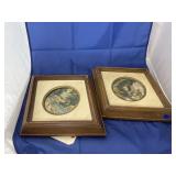 2 Pcs - Framed Wall Art