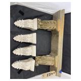 Shelf 23'L - Curtain Rod Holders