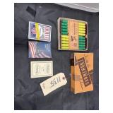 Playing cards, Dominoes, & Score Keeper