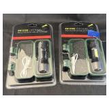 2 LED 3w COB rechargeable torch flashlights