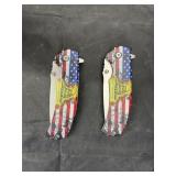 2 'Don't Tread On Me' Tactical Knives