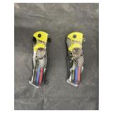 2 Diamond Back & Flag Tactical Knives