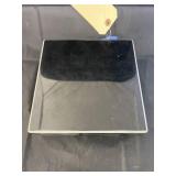 Black Enameled Jewelry Box w/ mirror