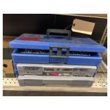 Compainion tool box plastic w/ diff. bolts & diff.