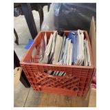 How to Scrapbook Books in Plastic Milk Crate