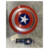 Captian America Metal Shield & Action Figure