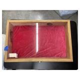 display case 21"x13"x 4 1/2"