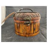 Small wicker chest