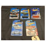 5 Pcs - Hotwheels NIP