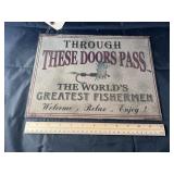 Single Sided Metal Sign