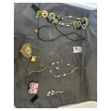 2 Bags of Assorted Earrings & Necklaces