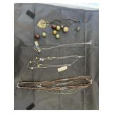 3 Bags of Assorted Beads & Necklaces