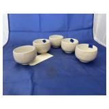 5 Pcs - Small Pottery Bowls