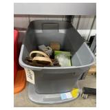 Tote w/Christmas Ornaments & More