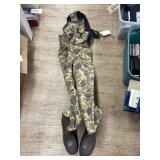 Insulated Camo Waders Sz Unk