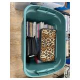 Plastic Bin w/Assorted CD's