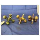 3 Pcs - Cast Iron Jack Dï¿½cor