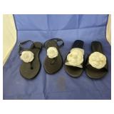 Pair Slides NIB Sz 40 China & Pair Sandals Sz 39