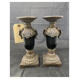 2 Pcs- Pillar Candle Holders