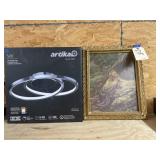 Framed Jesus in Garden Pic & Artika LCD Light