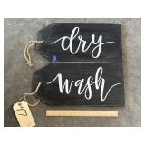 2 Pcs - Laundry Wall Dï¿½cor