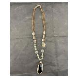 Silpada - 925 Green Glass Necklace