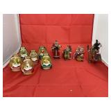 Assorted Christmas Ornaments & Snow Globes