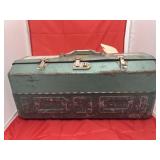 Metal Tackle Box w/ contents