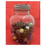 Jar of marbles
