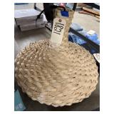 Wicker Hanging Light Fixture ~23'Dia