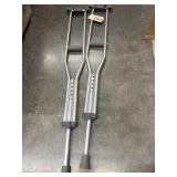 Pair Aluminum Crutches