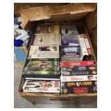 Box of Assorted DVD & VHS Movies