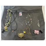 2 Bags of Assorted Earrings & Necklaces