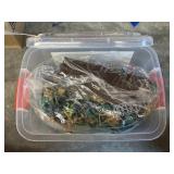 Box of army toys