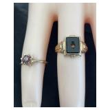 2pc - 10k Scrap Gold Rings 4.5g