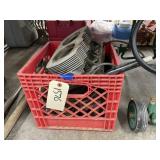 Crate of car parts